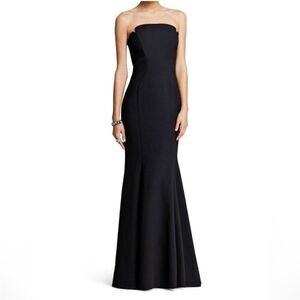 Jill Stuart Black Strapless Gown